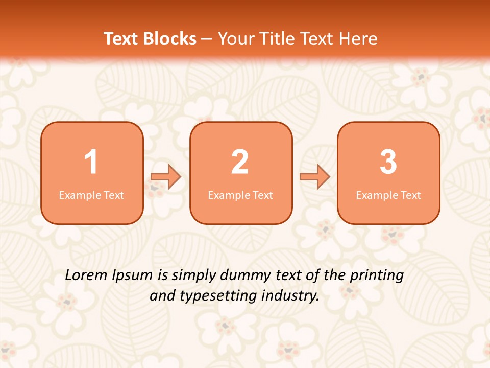 Pattern Illustration Calm PowerPoint Template