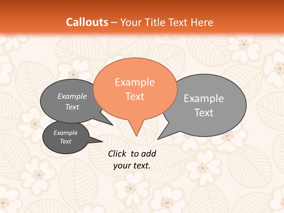 Pattern Illustration Calm PowerPoint Template