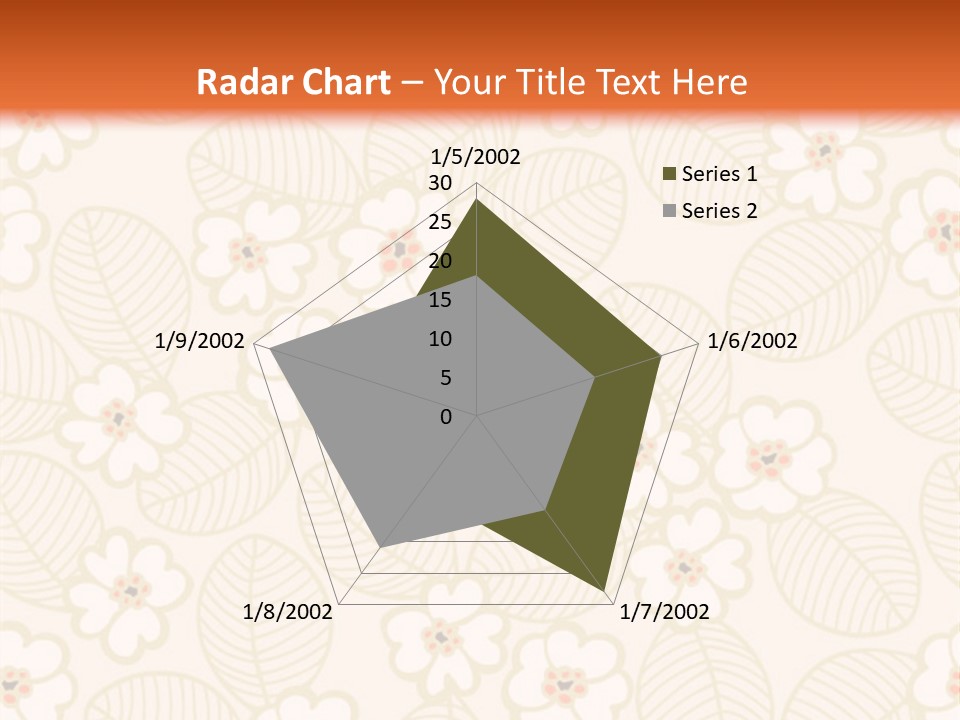 Pattern Illustration Calm PowerPoint Template