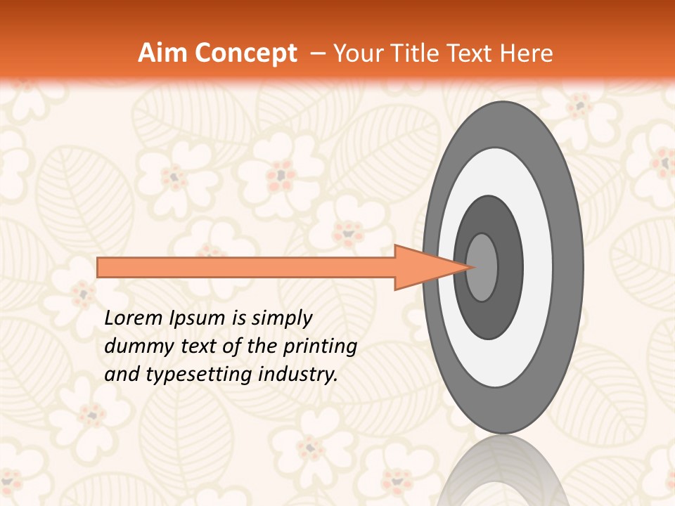 Pattern Illustration Calm PowerPoint Template