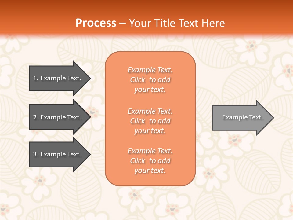Pattern Illustration Calm PowerPoint Template