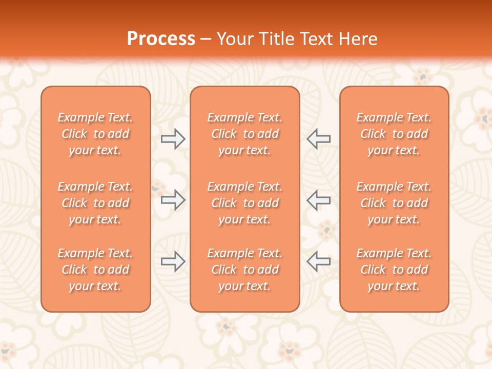 Pattern Illustration Calm PowerPoint Template