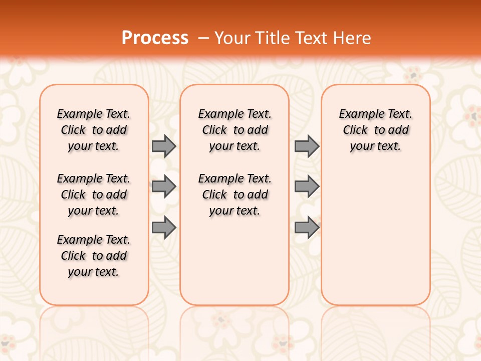 Pattern Illustration Calm PowerPoint Template