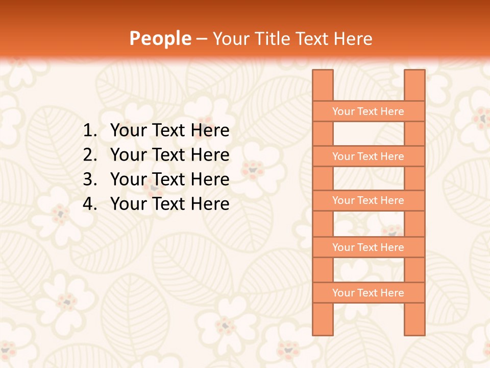 Pattern Illustration Calm PowerPoint Template