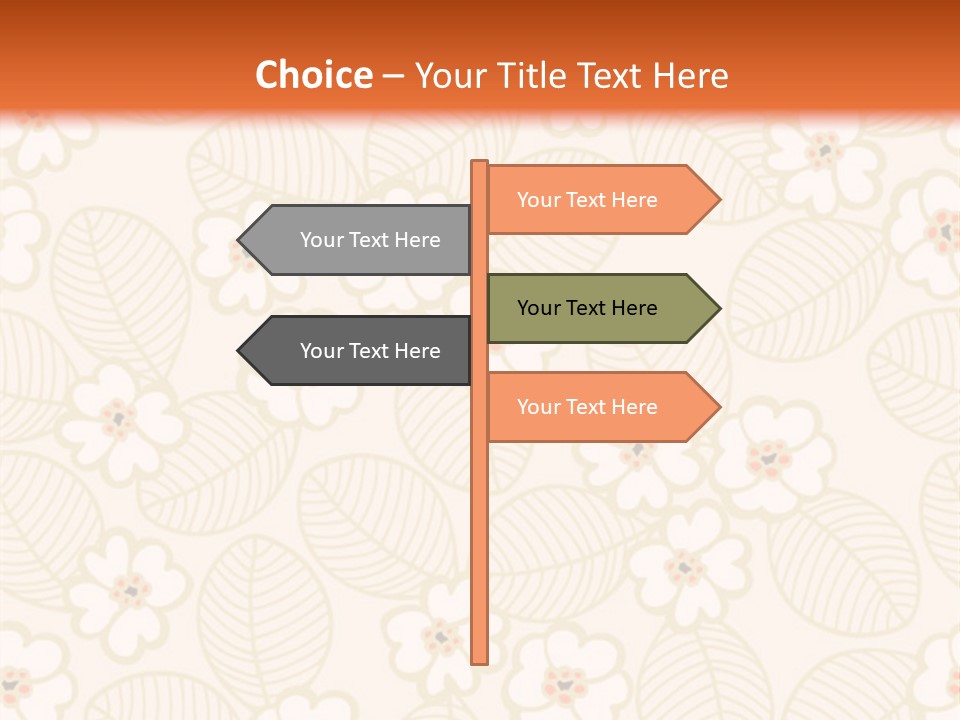 Pattern Illustration Calm PowerPoint Template