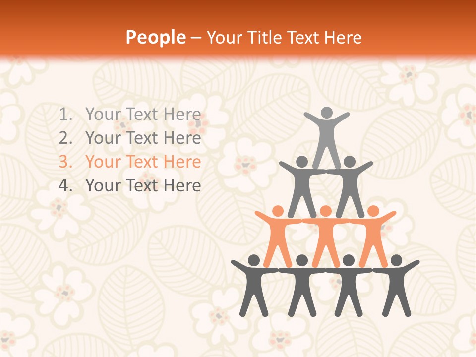 Pattern Illustration Calm PowerPoint Template