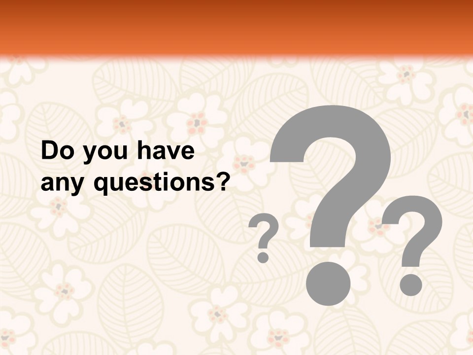 Pattern Illustration Calm PowerPoint Template