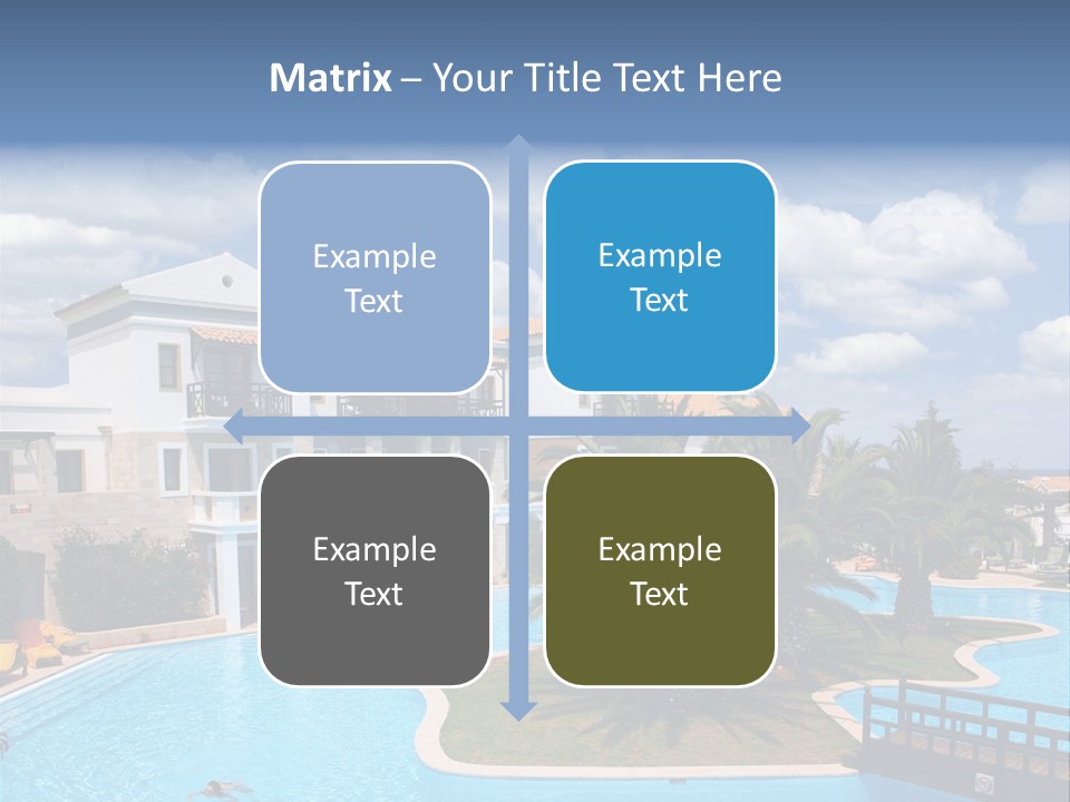 Sky Vacation Resort PowerPoint Template