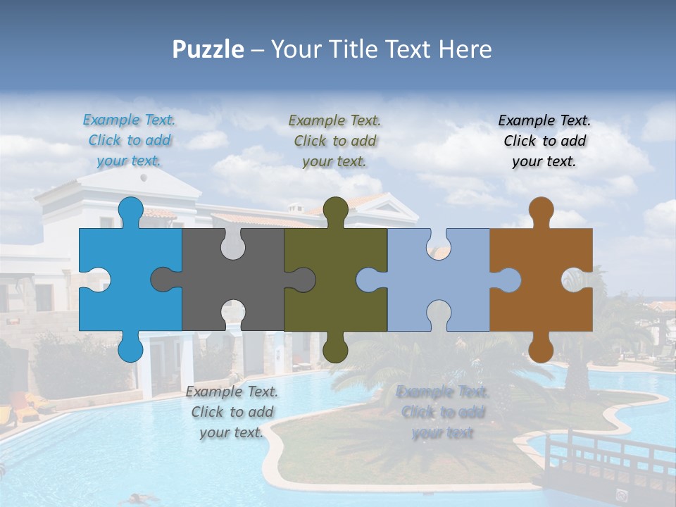 Sky Vacation Resort PowerPoint Template