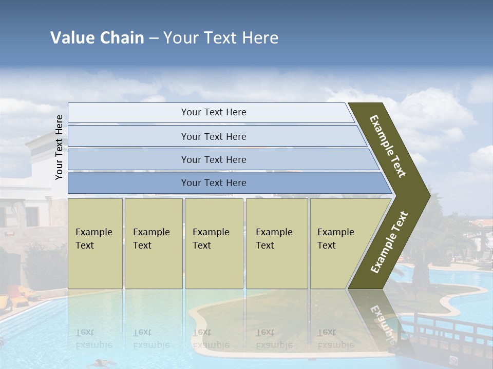 Sky Vacation Resort PowerPoint Template