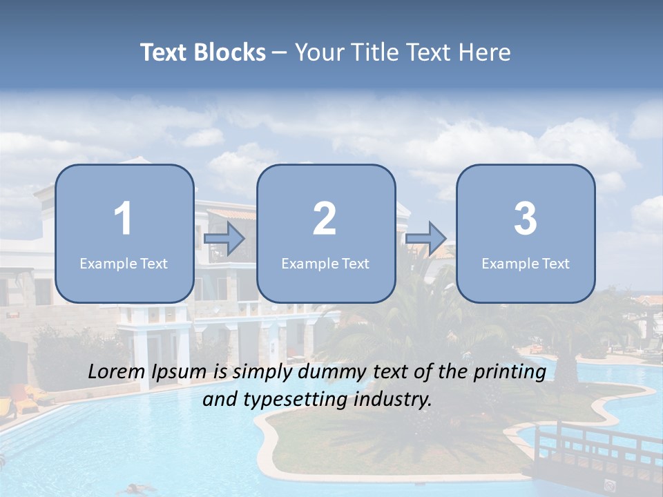 Sky Vacation Resort PowerPoint Template