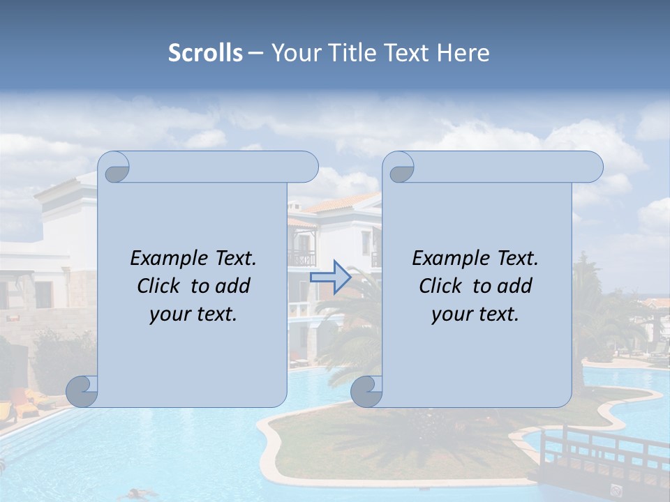 Sky Vacation Resort PowerPoint Template