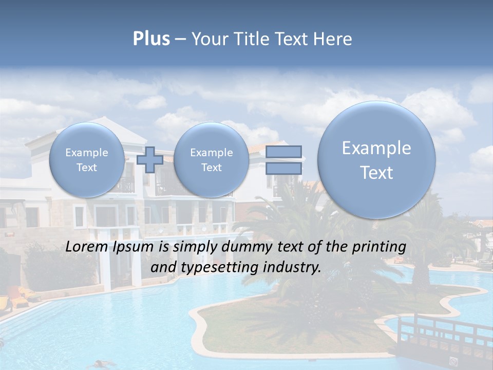 Sky Vacation Resort PowerPoint Template