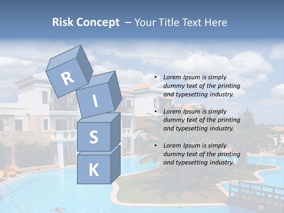 Sky Vacation Resort PowerPoint Template