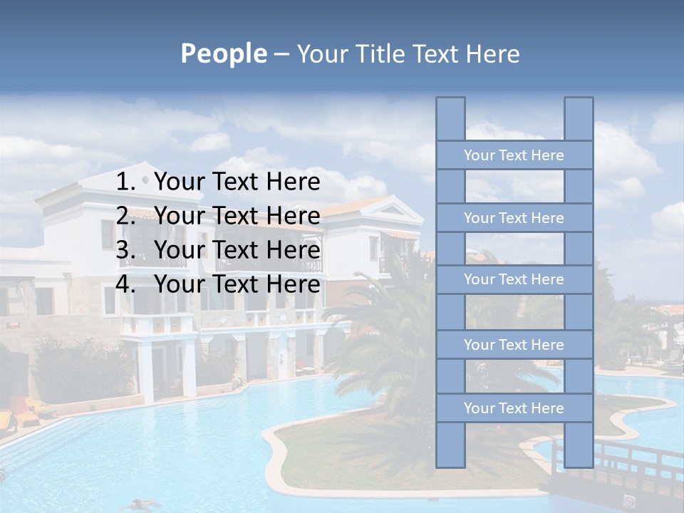 Sky Vacation Resort PowerPoint Template