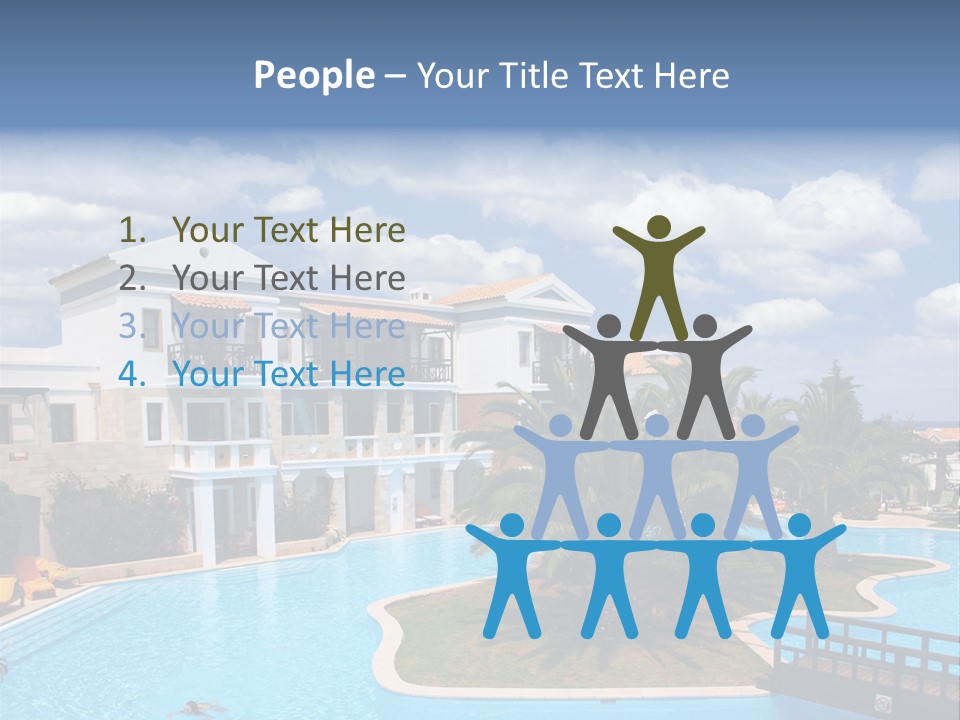 Sky Vacation Resort PowerPoint Template