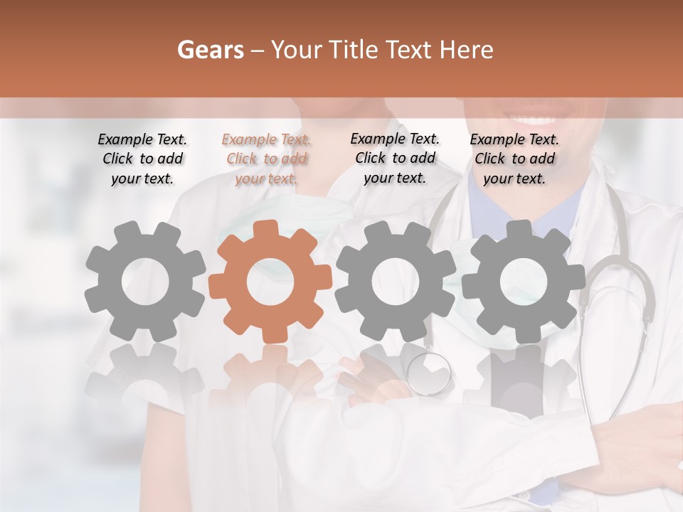 Flourishes Flower Butterfly PowerPoint Template