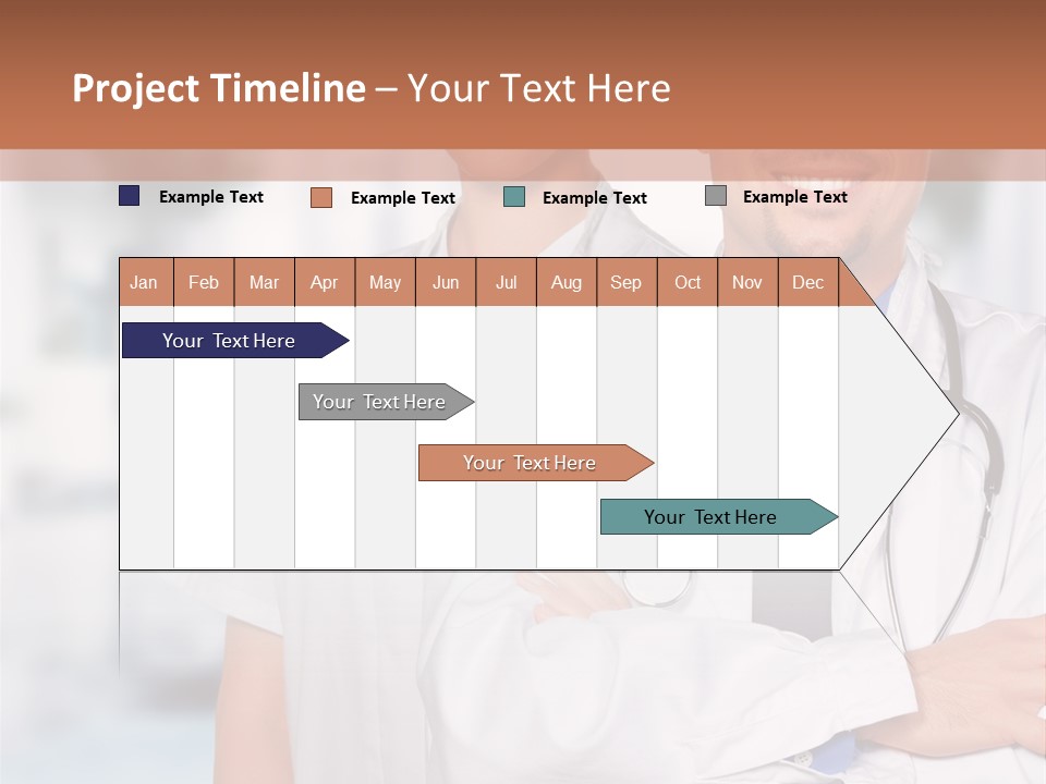 Flourishes Flower Butterfly PowerPoint Template