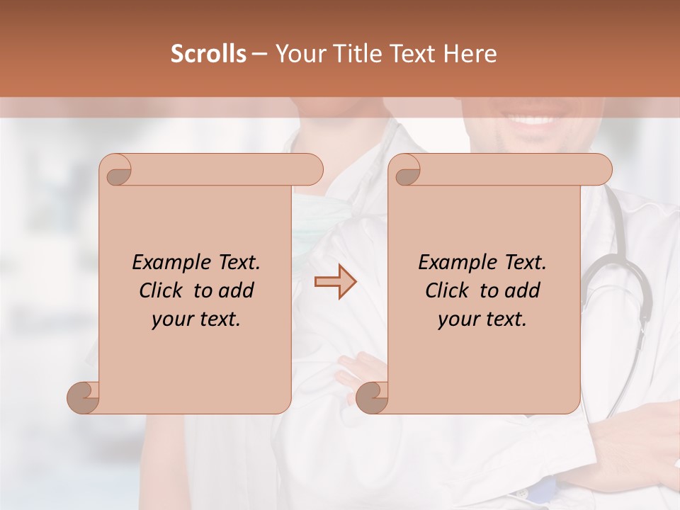 Flourishes Flower Butterfly PowerPoint Template