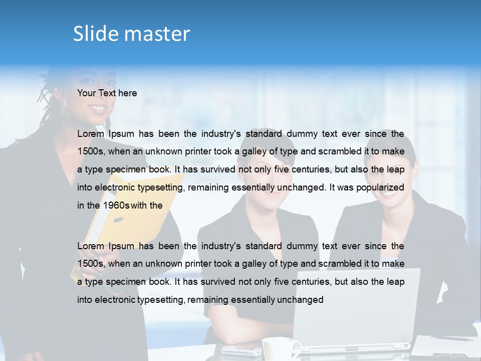 Underwater Perezii Sea PowerPoint Template