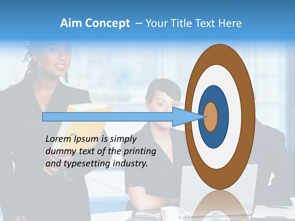 Underwater Perezii Sea PowerPoint Template