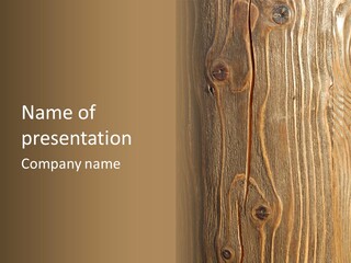 Striped Abstract Wood PowerPoint Template