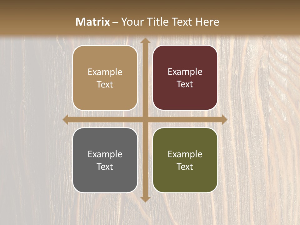 Striped Abstract Wood PowerPoint Template