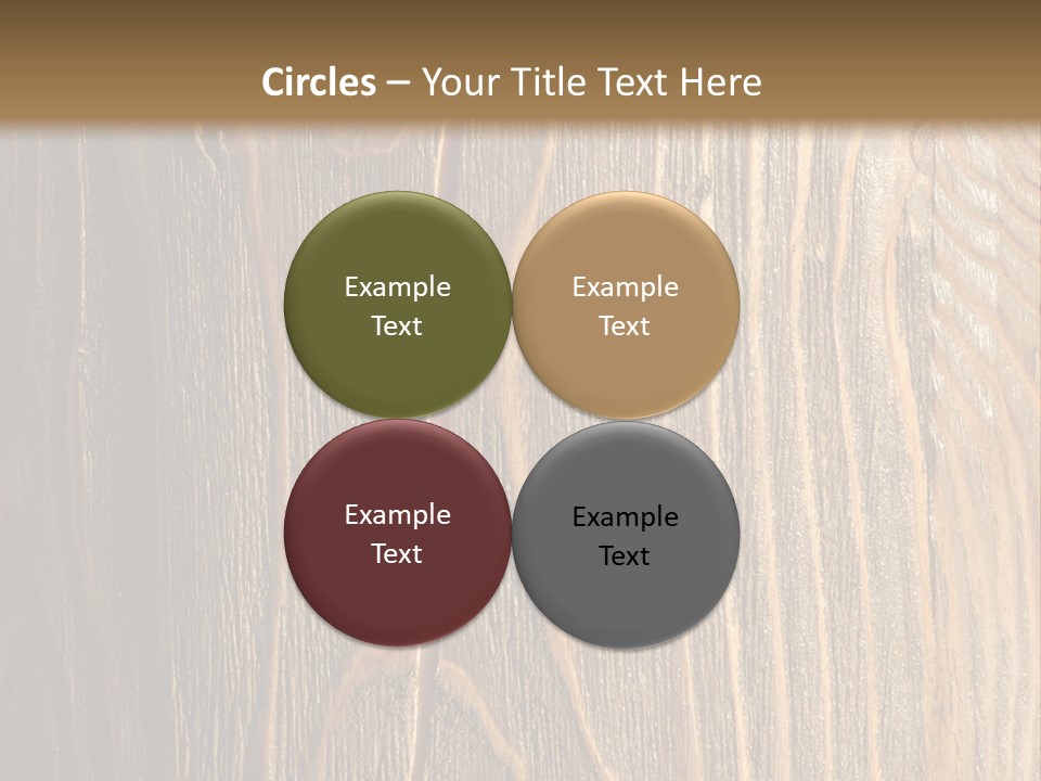 Striped Abstract Wood PowerPoint Template