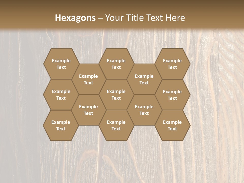 Striped Abstract Wood PowerPoint Template