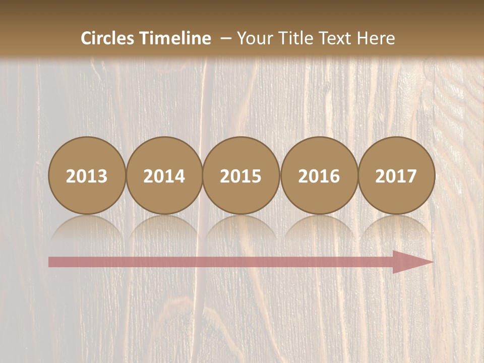 Striped Abstract Wood PowerPoint Template