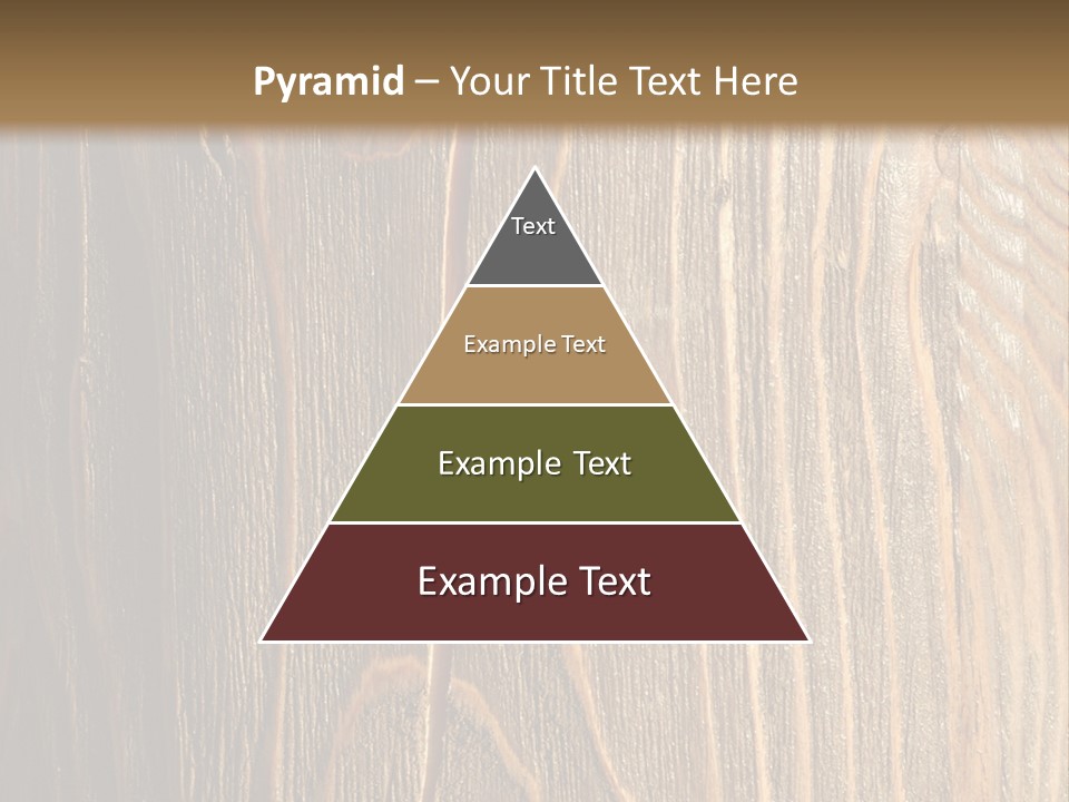 Striped Abstract Wood PowerPoint Template