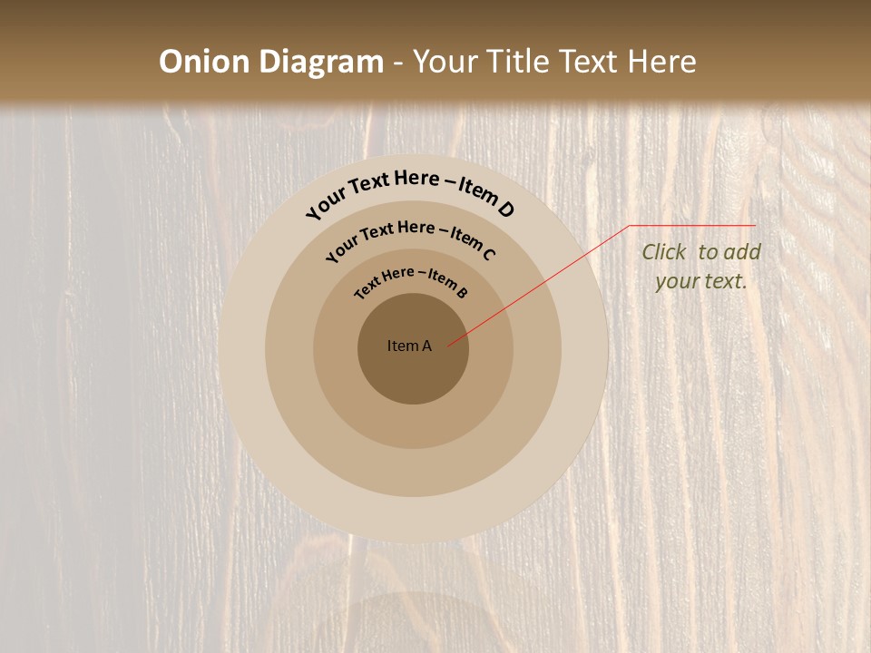 Striped Abstract Wood PowerPoint Template