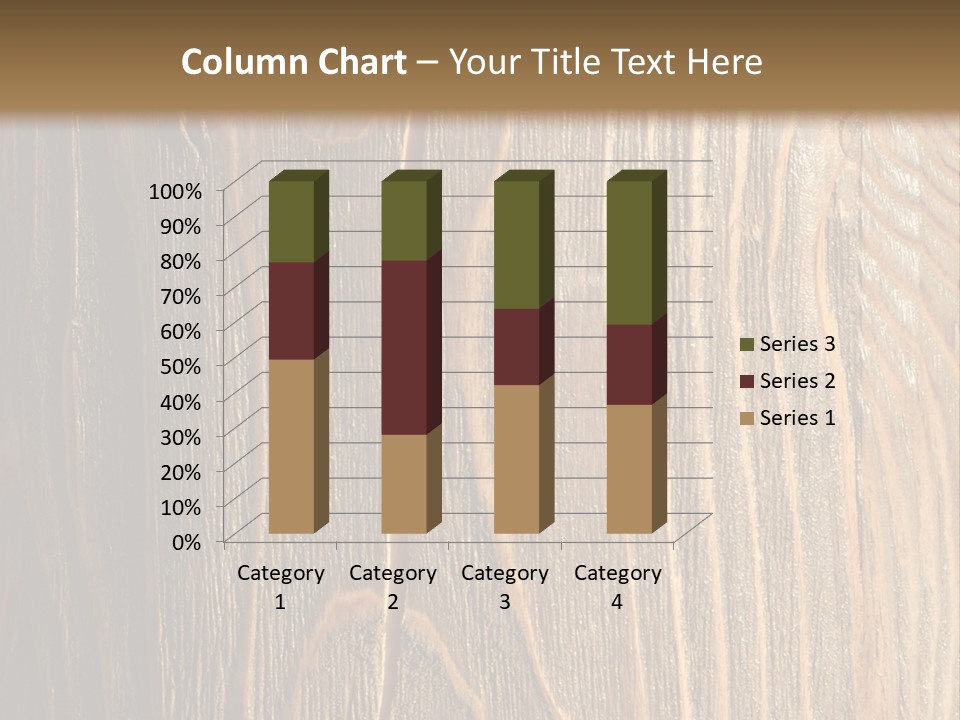 Striped Abstract Wood PowerPoint Template