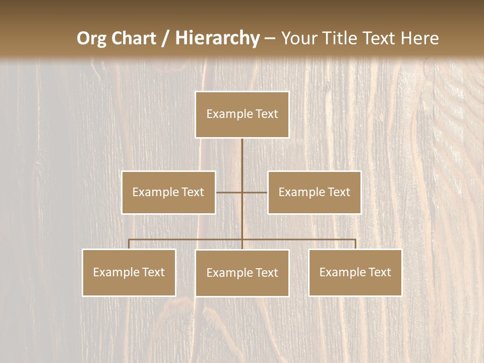 Striped Abstract Wood PowerPoint Template