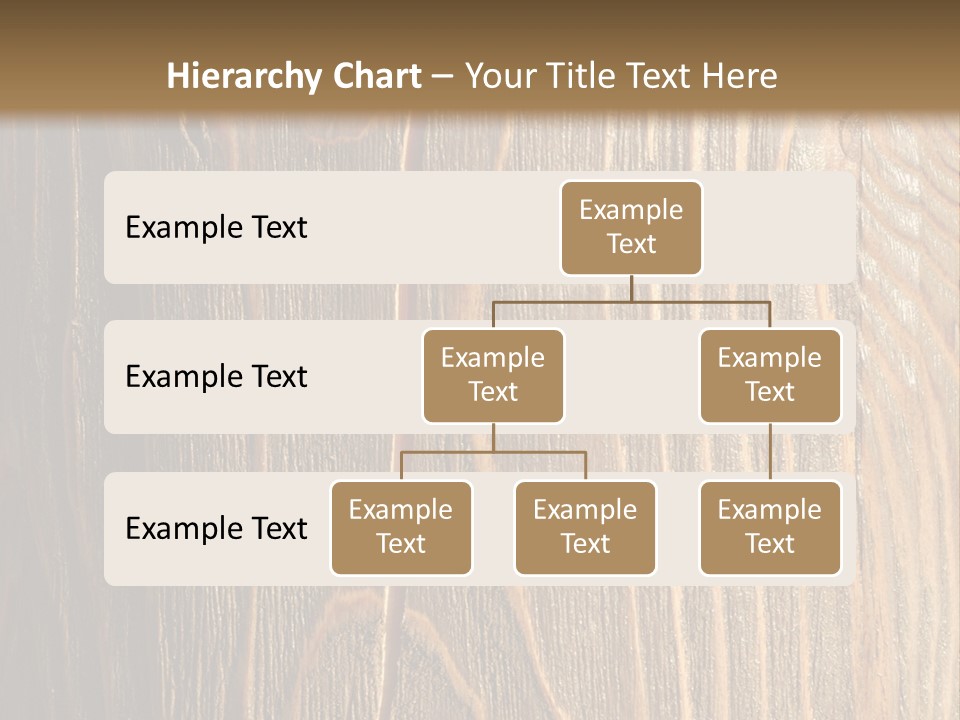 Striped Abstract Wood PowerPoint Template