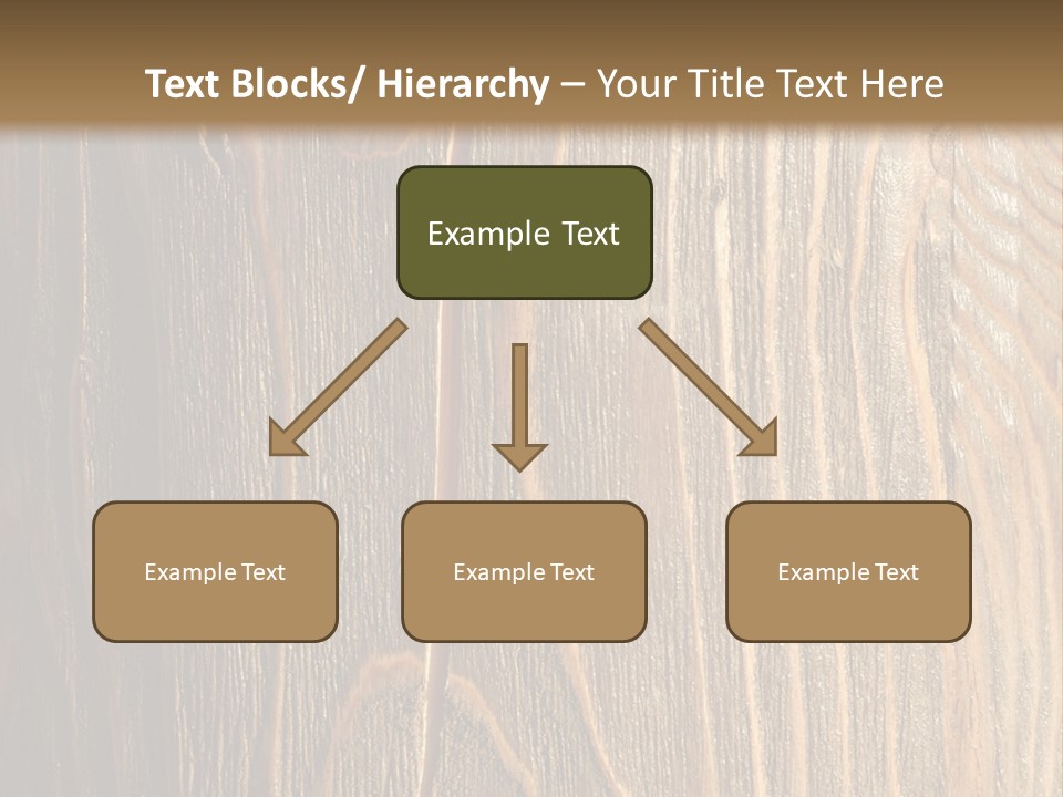 Striped Abstract Wood PowerPoint Template
