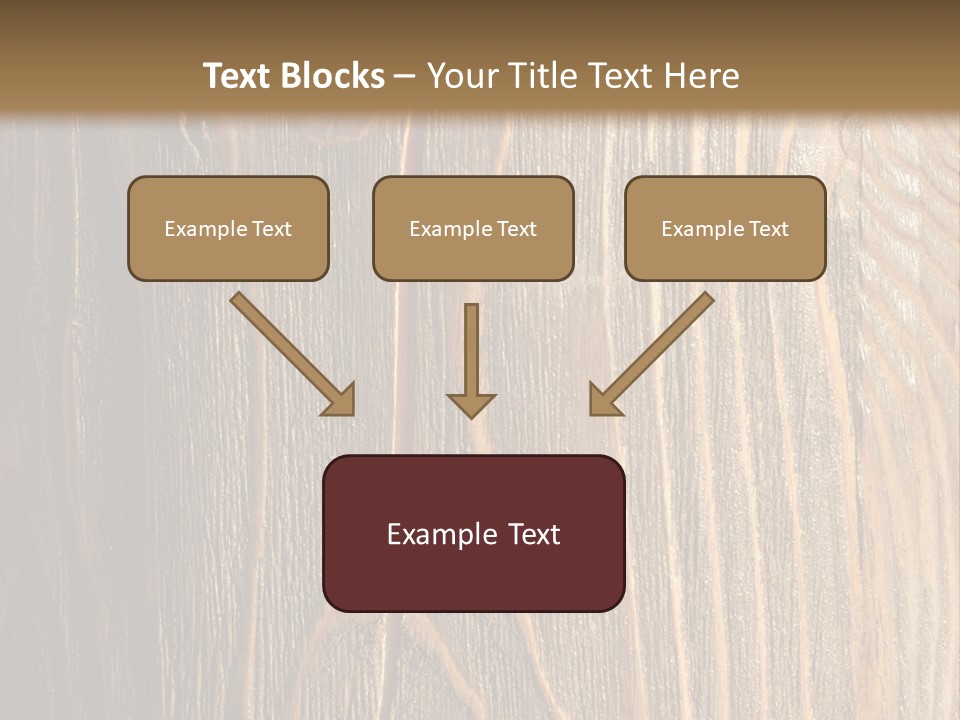 Striped Abstract Wood PowerPoint Template