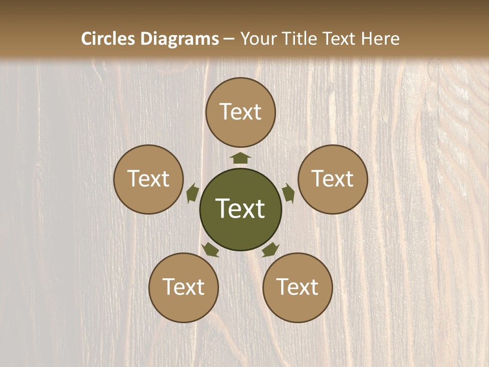 Striped Abstract Wood PowerPoint Template