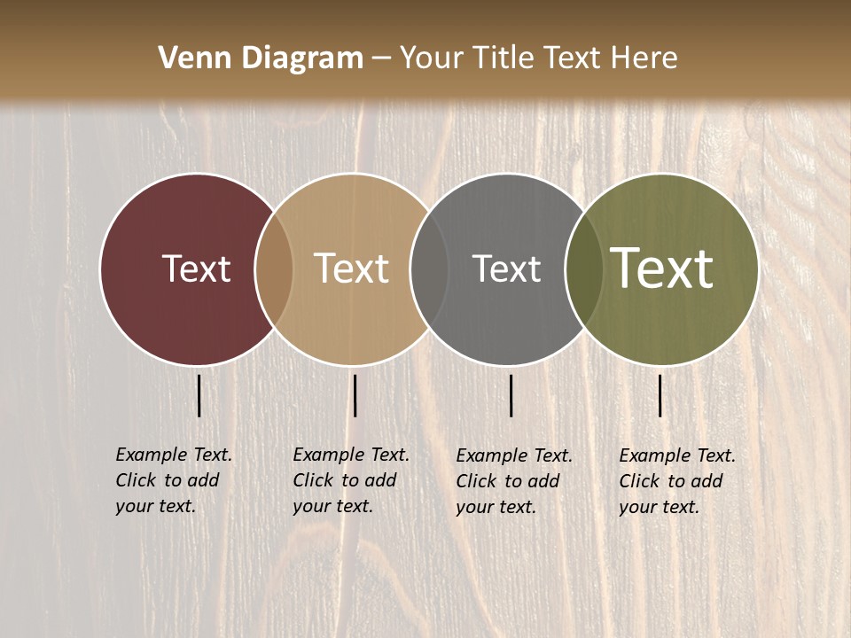 Striped Abstract Wood PowerPoint Template