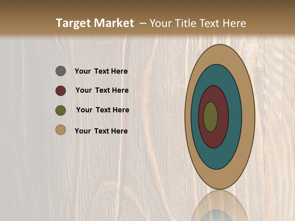 Striped Abstract Wood PowerPoint Template