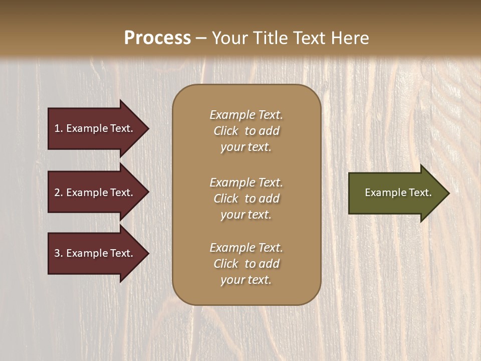 Striped Abstract Wood PowerPoint Template
