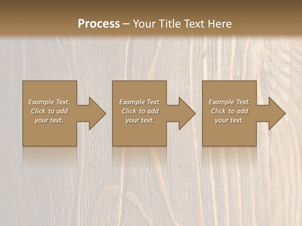 Striped Abstract Wood PowerPoint Template
