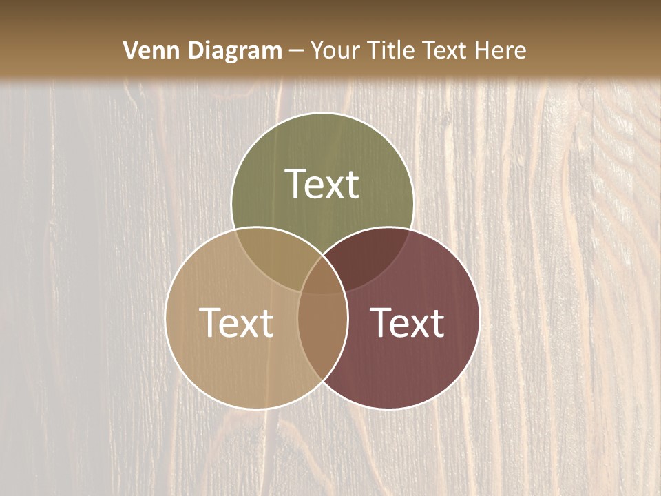 Striped Abstract Wood PowerPoint Template