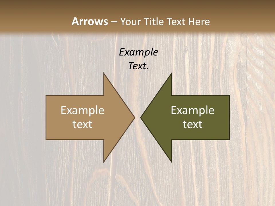 Striped Abstract Wood PowerPoint Template