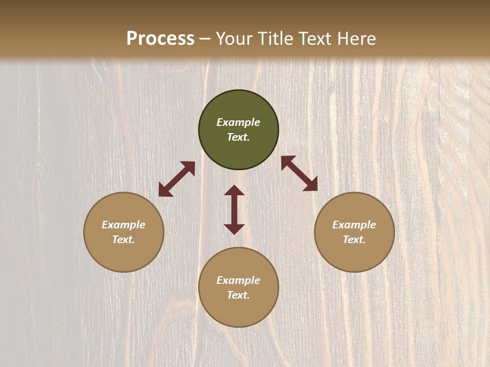 Striped Abstract Wood PowerPoint Template