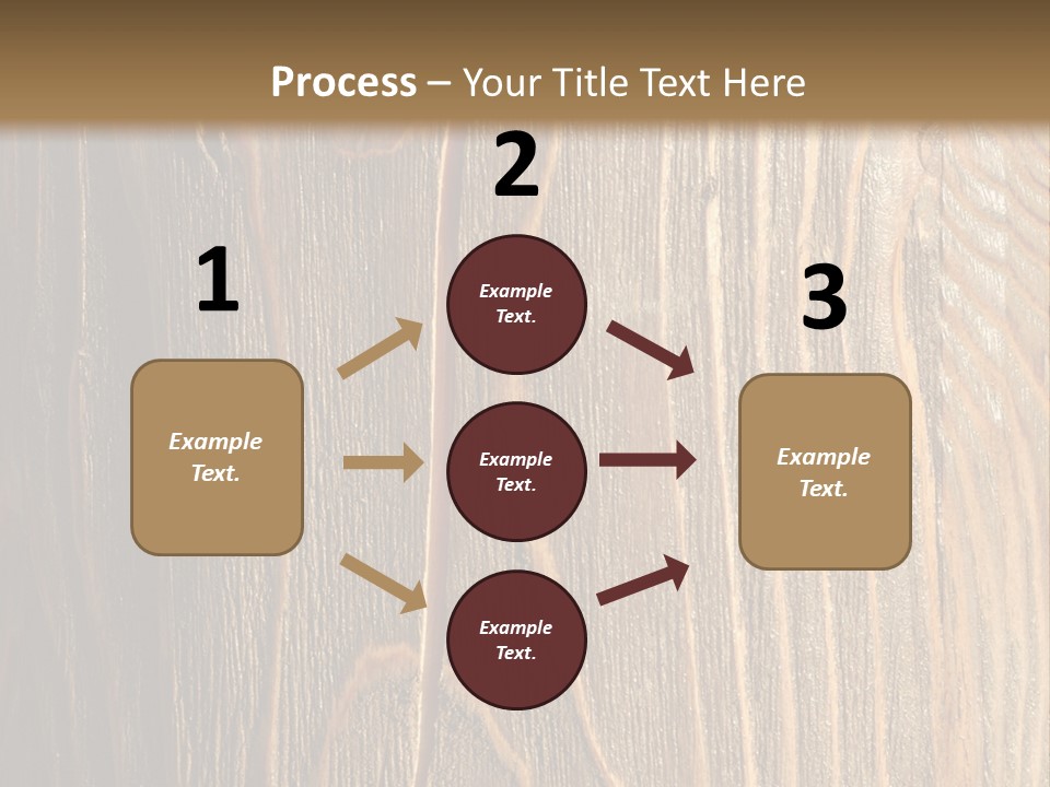 Striped Abstract Wood PowerPoint Template