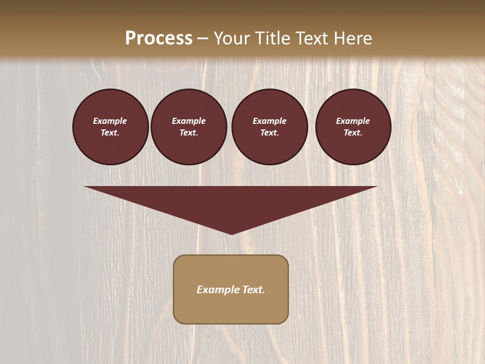 Striped Abstract Wood PowerPoint Template