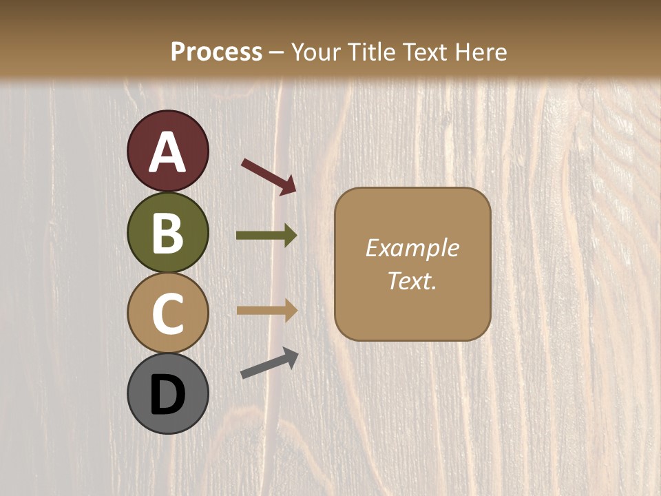 Striped Abstract Wood PowerPoint Template