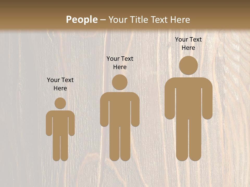 Striped Abstract Wood PowerPoint Template