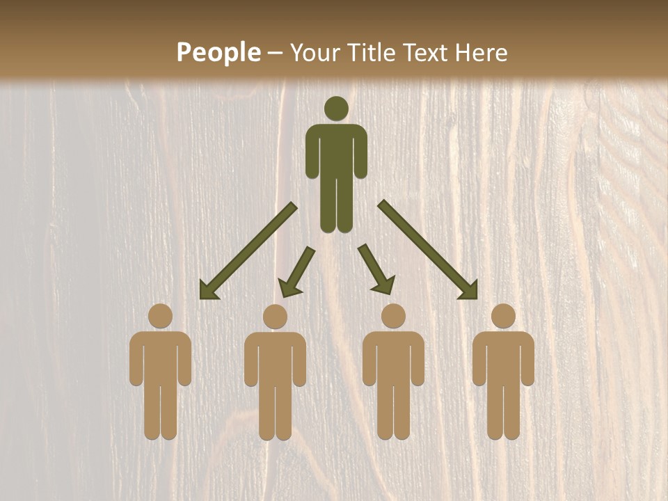 Striped Abstract Wood PowerPoint Template